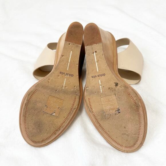 Dolce Vita tan wedge sandals leather size 7 - Picture 6 of 10